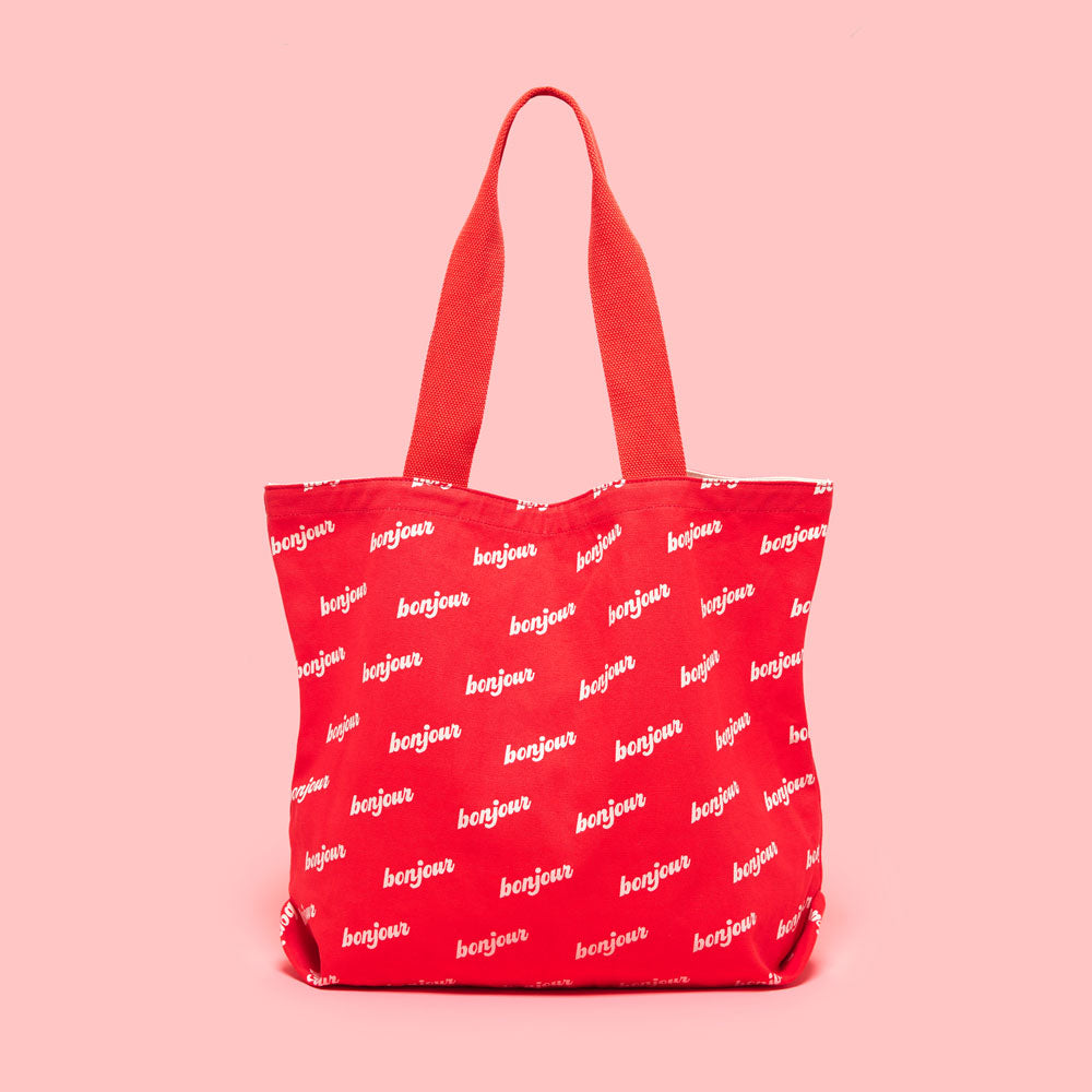 Canvas Tote - Bonjour