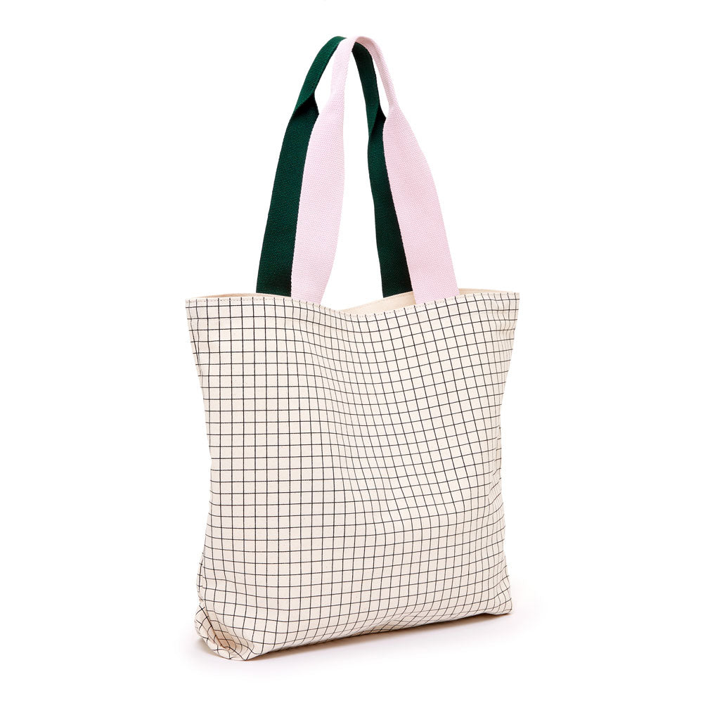 Canvas Tote - Mini Grid