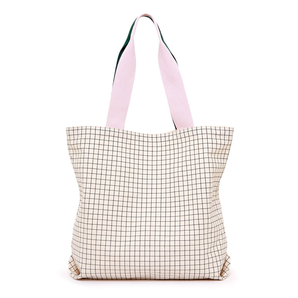Canvas Tote - Mini Grid