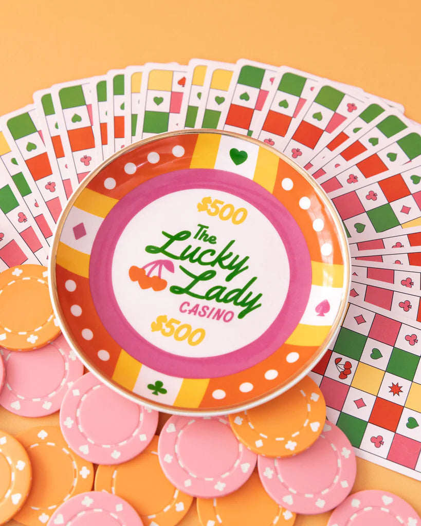 Trinket Tray - Lucky Lady