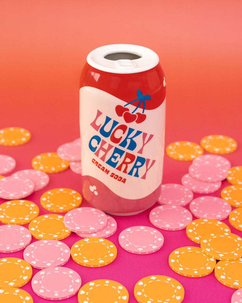 Flower Vase - Lucky Cherry Cream Soda
