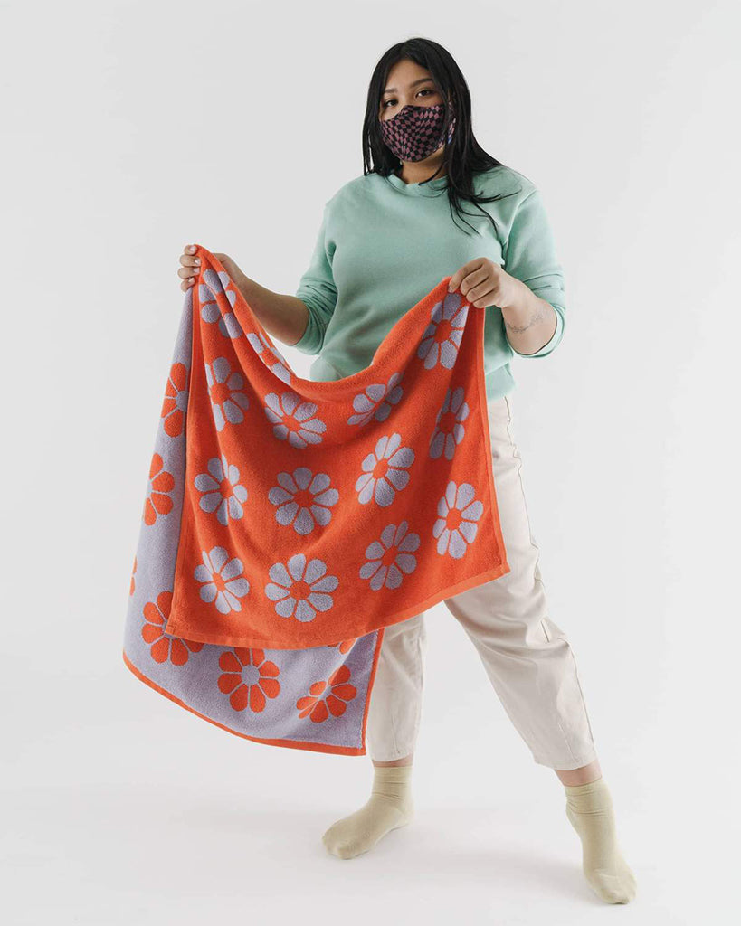 Bath Towel - Poppy Daisy