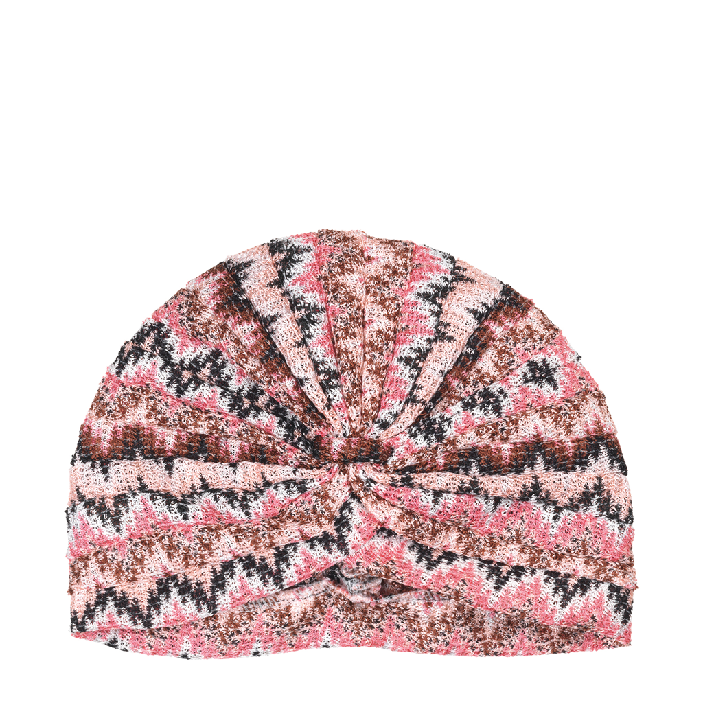 Caron Zig Zag Turban - Rouge Red