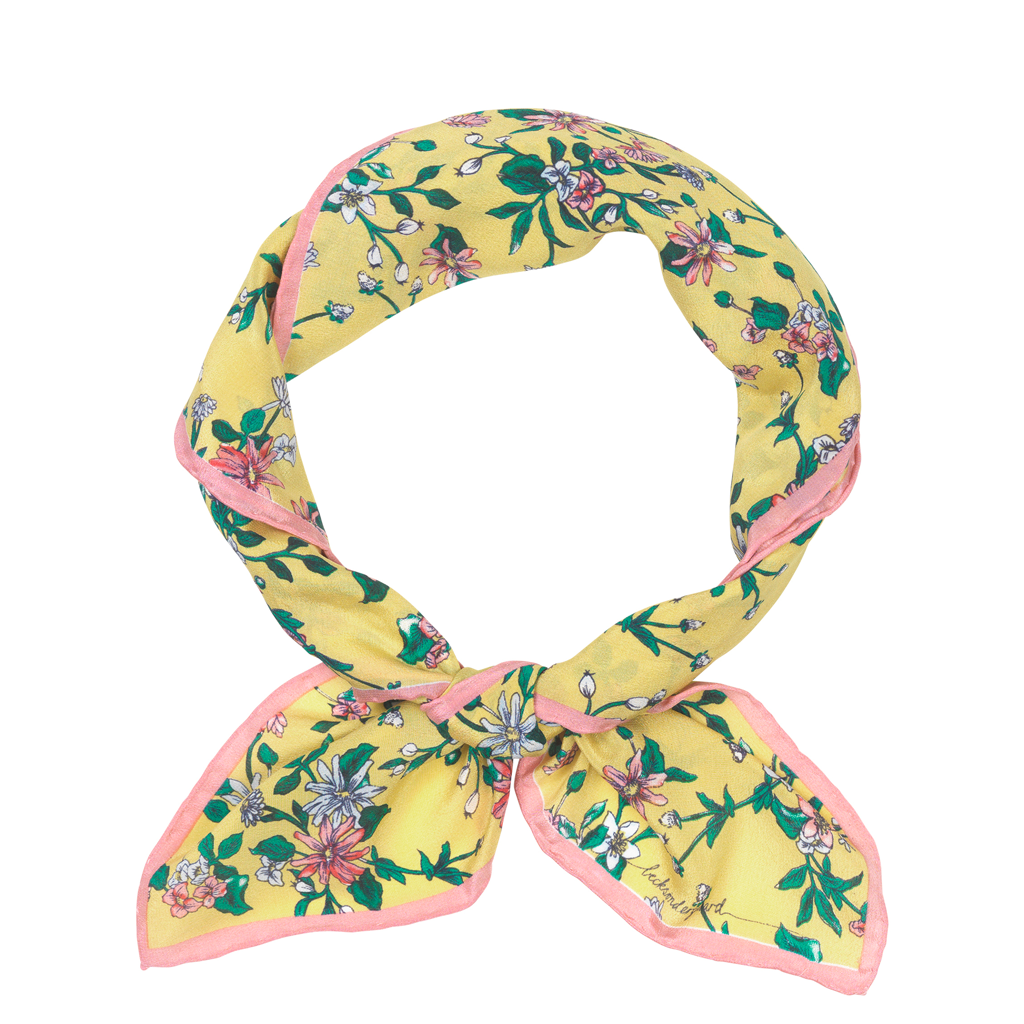 Silk Scarf - Darwin Primrose Yellow