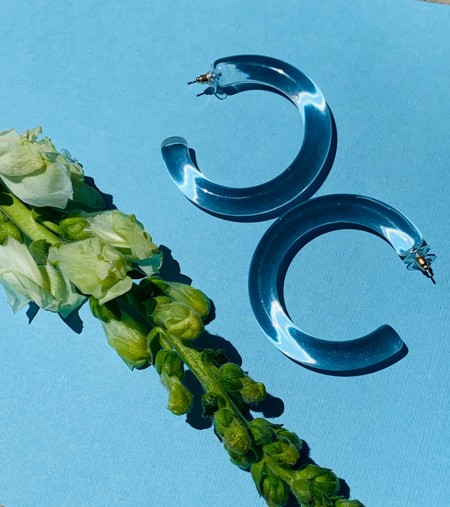 Flora Hoops - Lucite