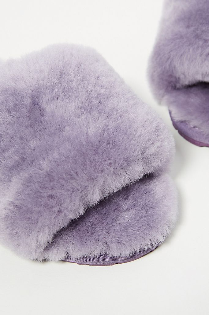 Frankie Shearling Slippers - Lilac