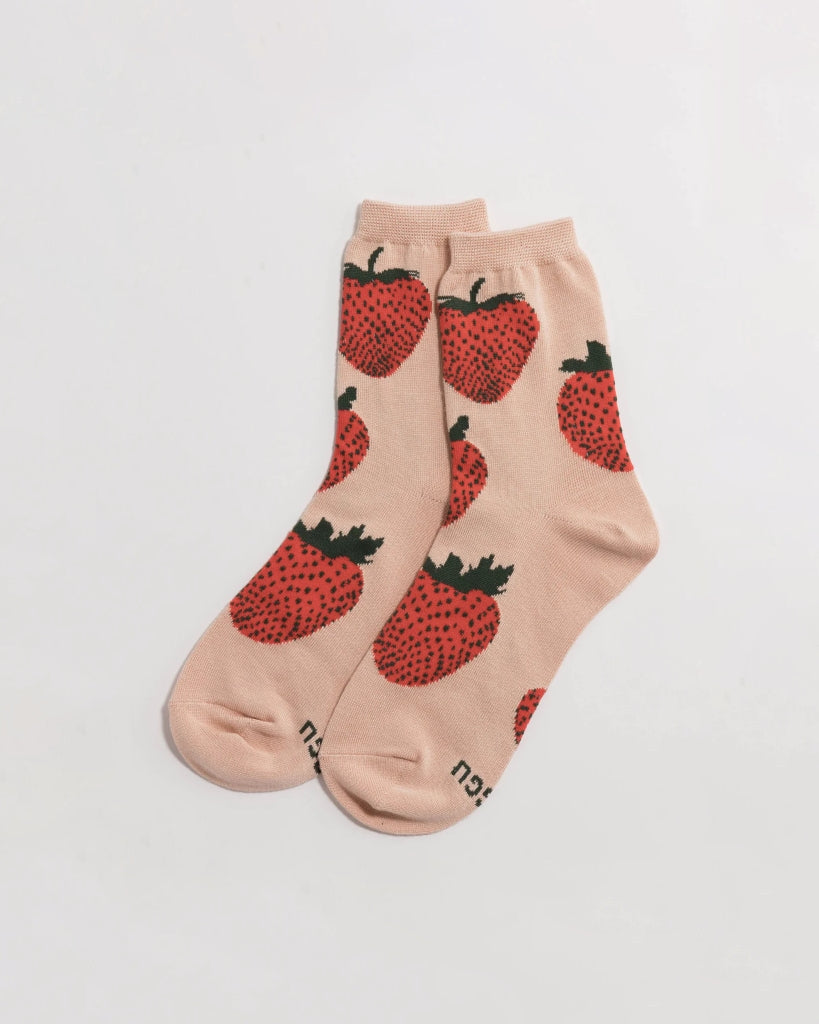 Crew Socks - Strawberry