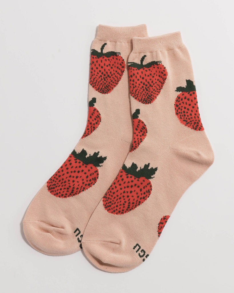 Crew Socks - Strawberry