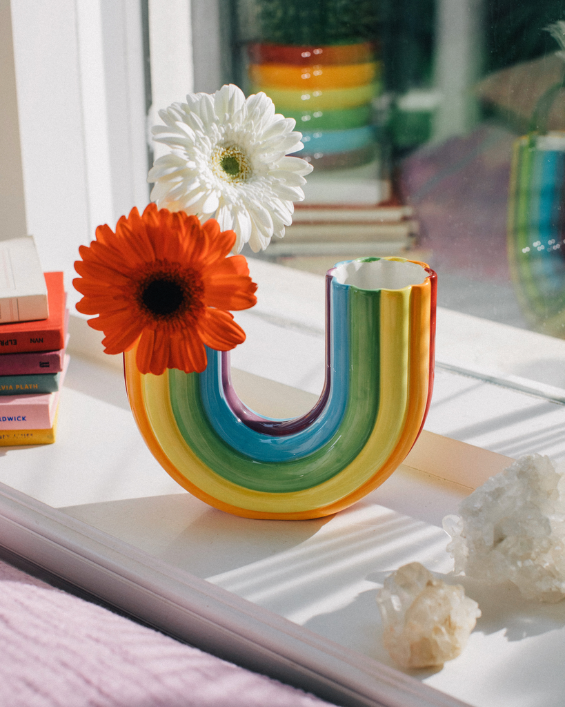 Flower Vase - Rainbow