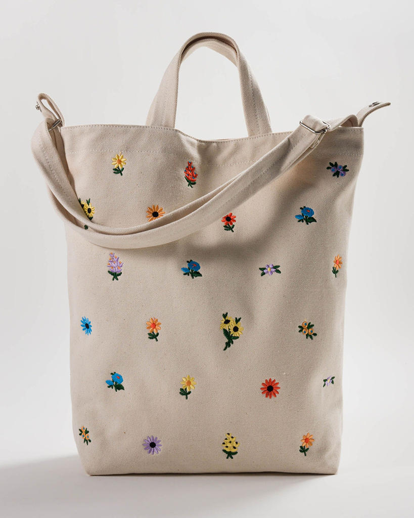 Duck Bag - Embroidered Ditsy Floral