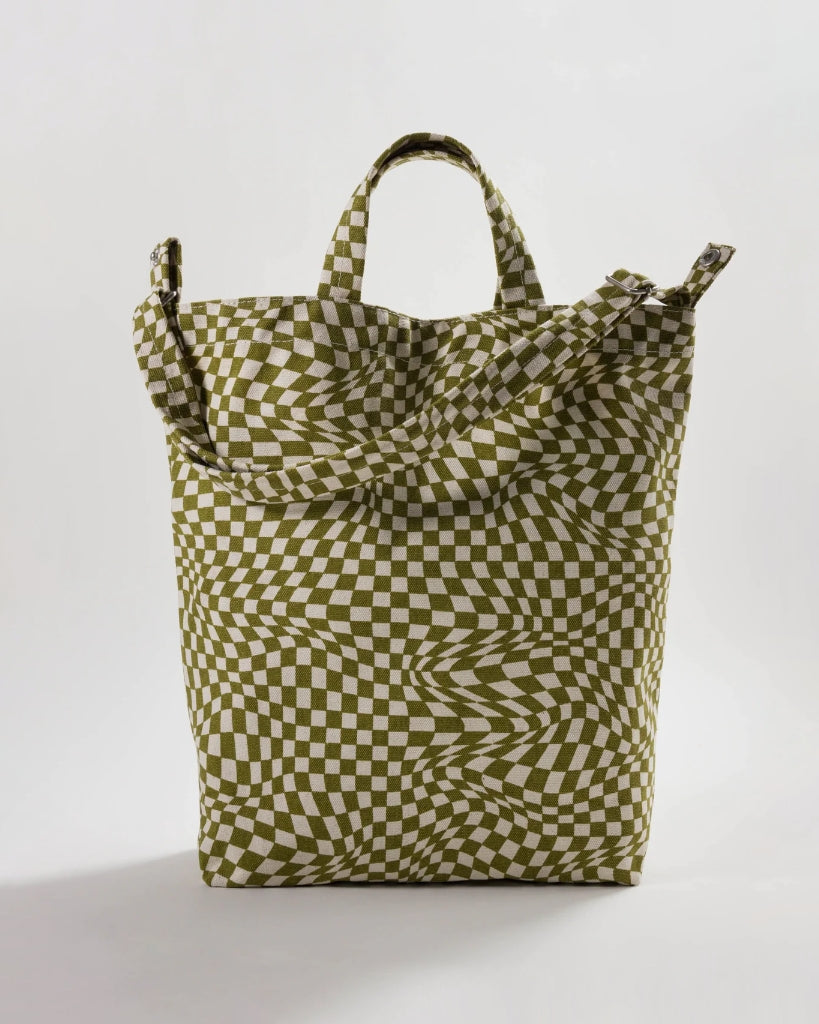 Duck Bag - Moss Trippy Checker