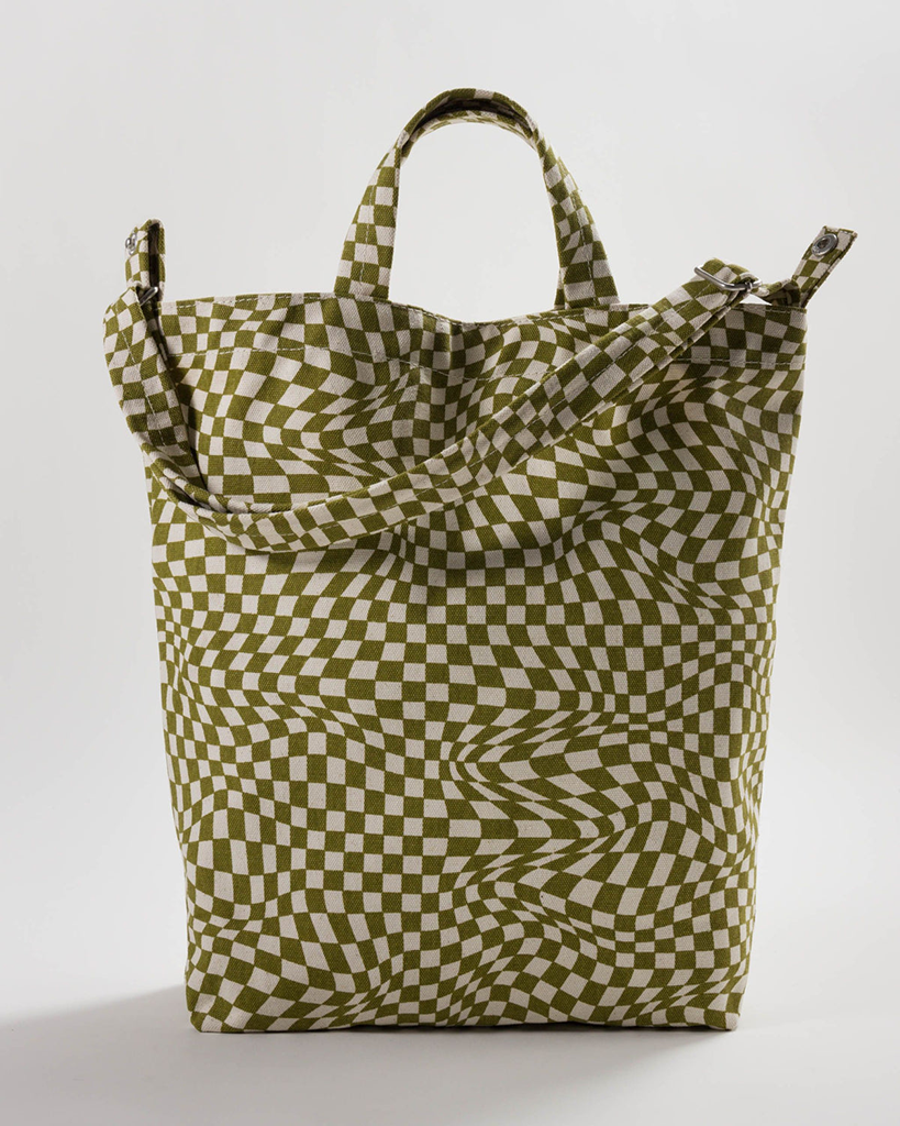 Duck Bag - Moss Trippy Checker