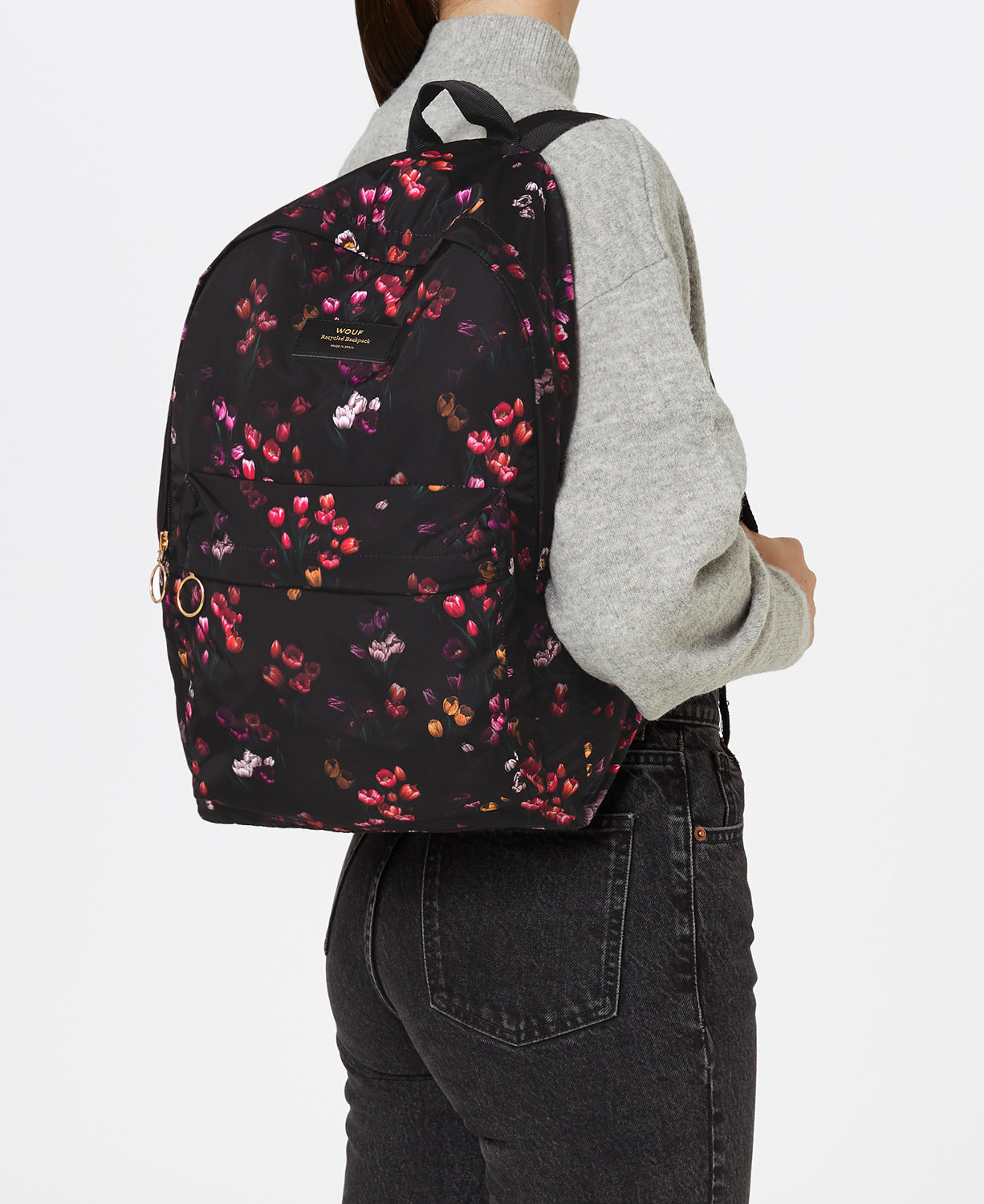 Recycled Backpack - Tulips