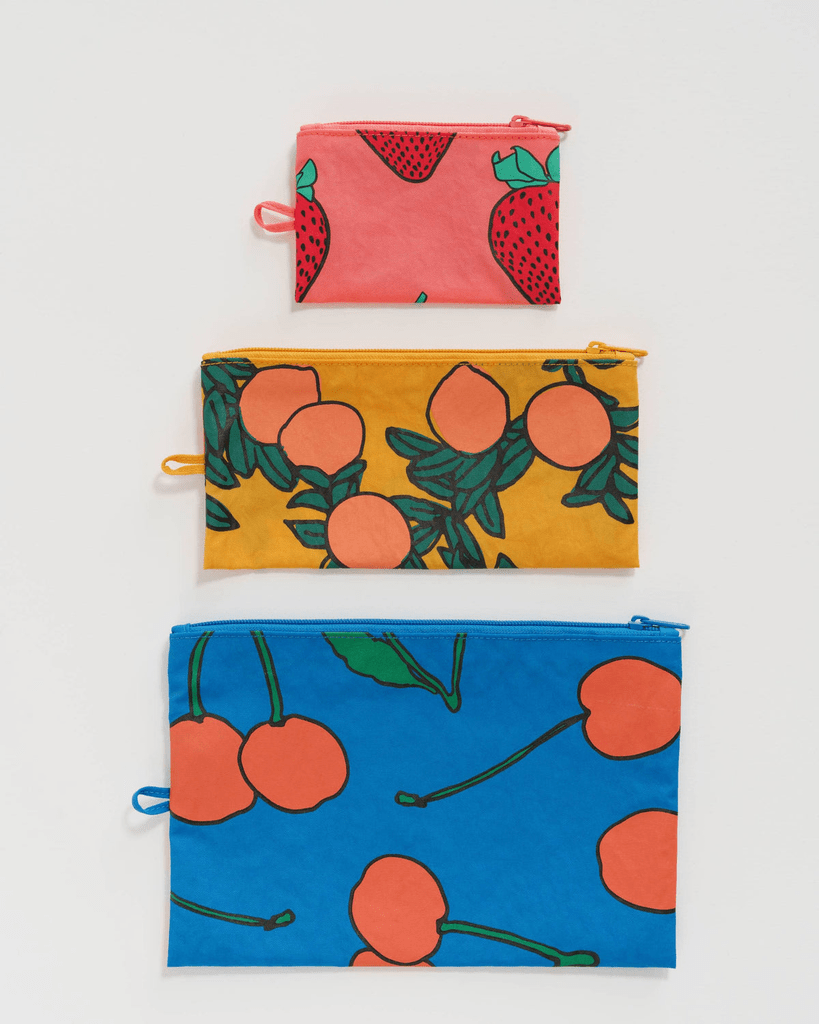 Flat Pouch Set - Backyard Fruit