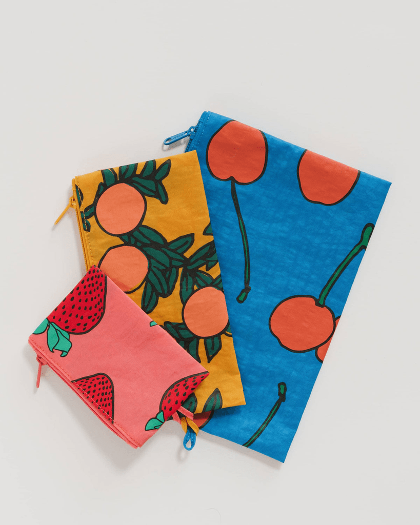 Flat Pouch Set - Backyard Fruit