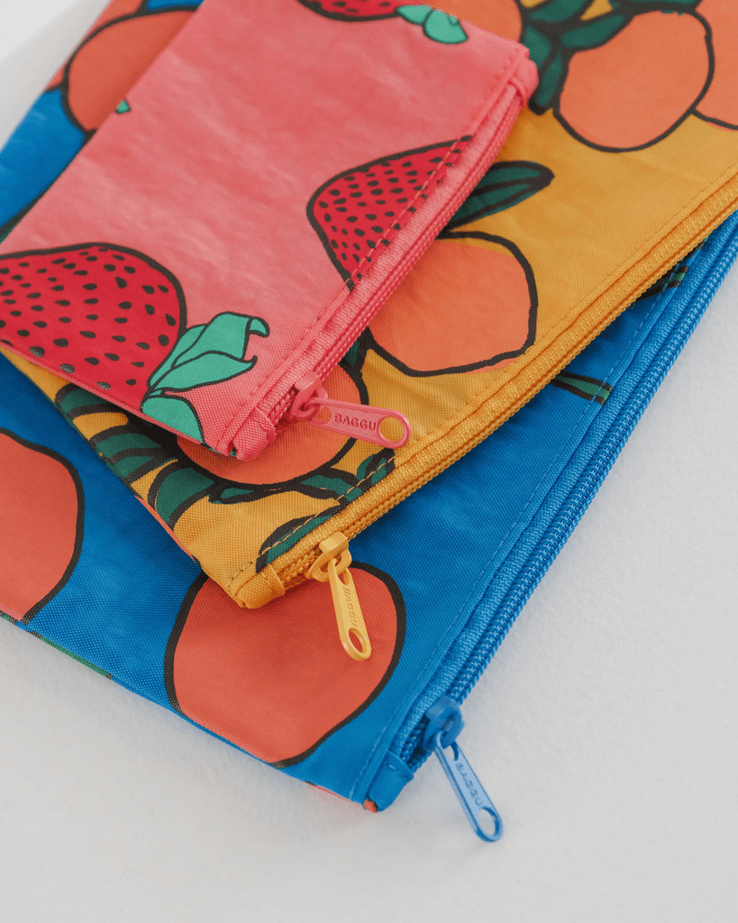 Flat Pouch Set - Backyard Fruit
