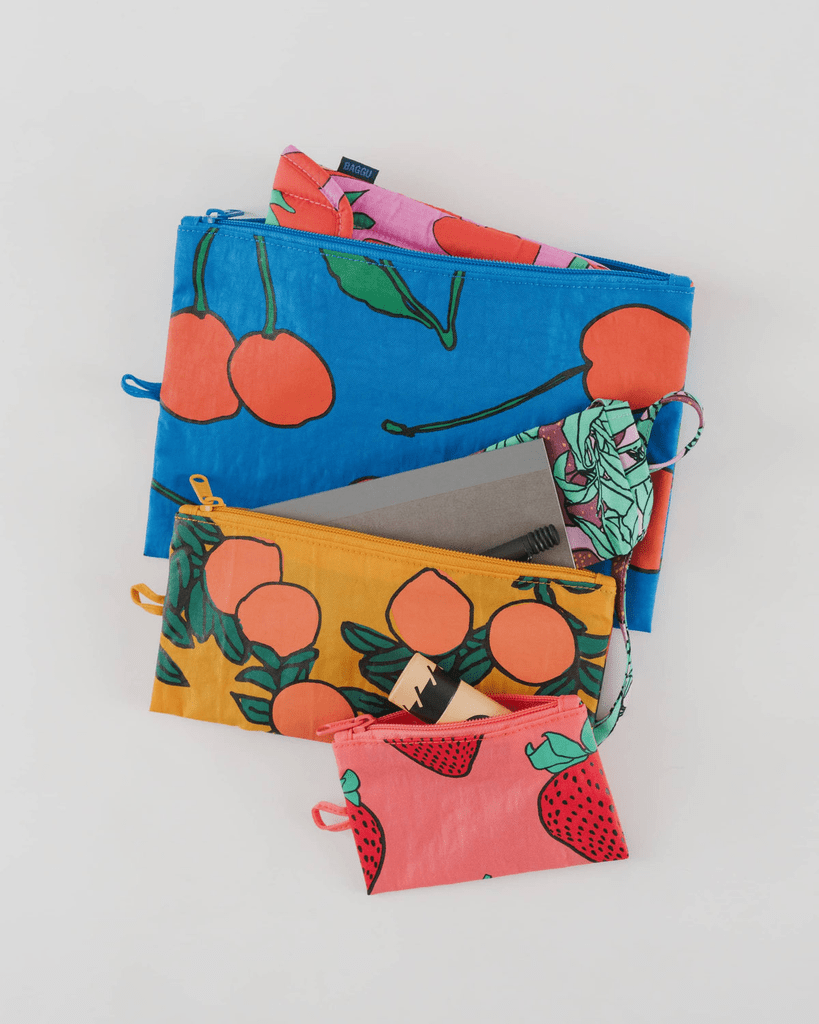 Flat Pouch Set - Backyard Fruit