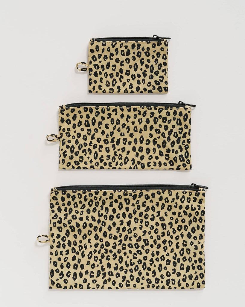 Flat Pouch Set - Honey Leopard