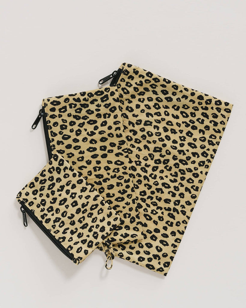 Flat Pouch Set - Honey Leopard