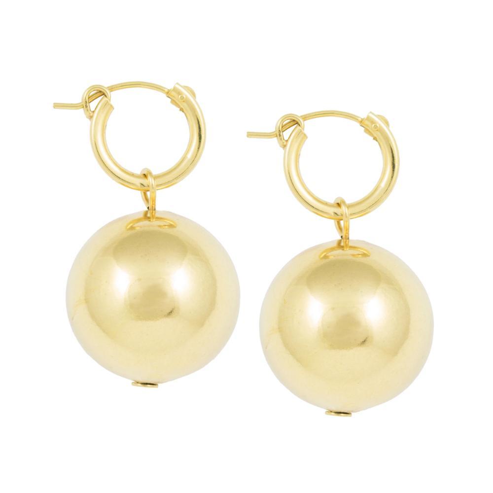 Globe Hoops - Gold