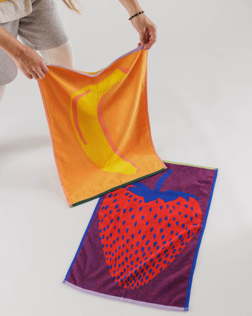 Hand Towel Set Of Two - Giant Fruit Mix