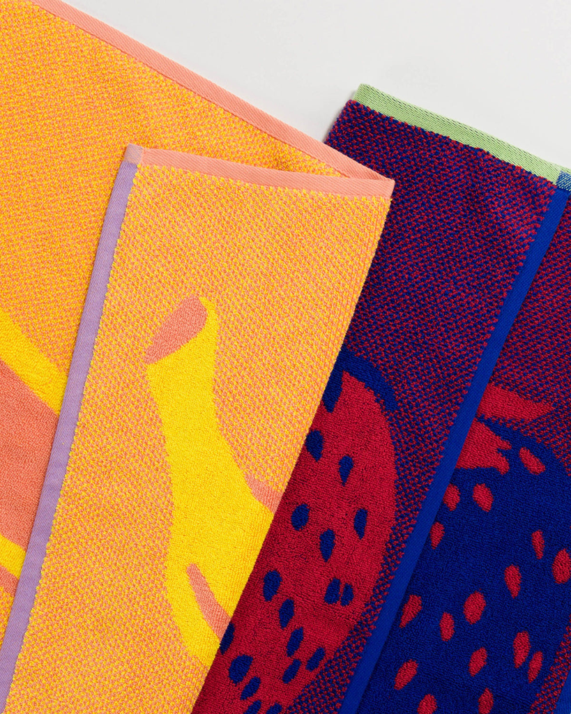 Hand Towel Set Of Two - Giant Fruit Mix