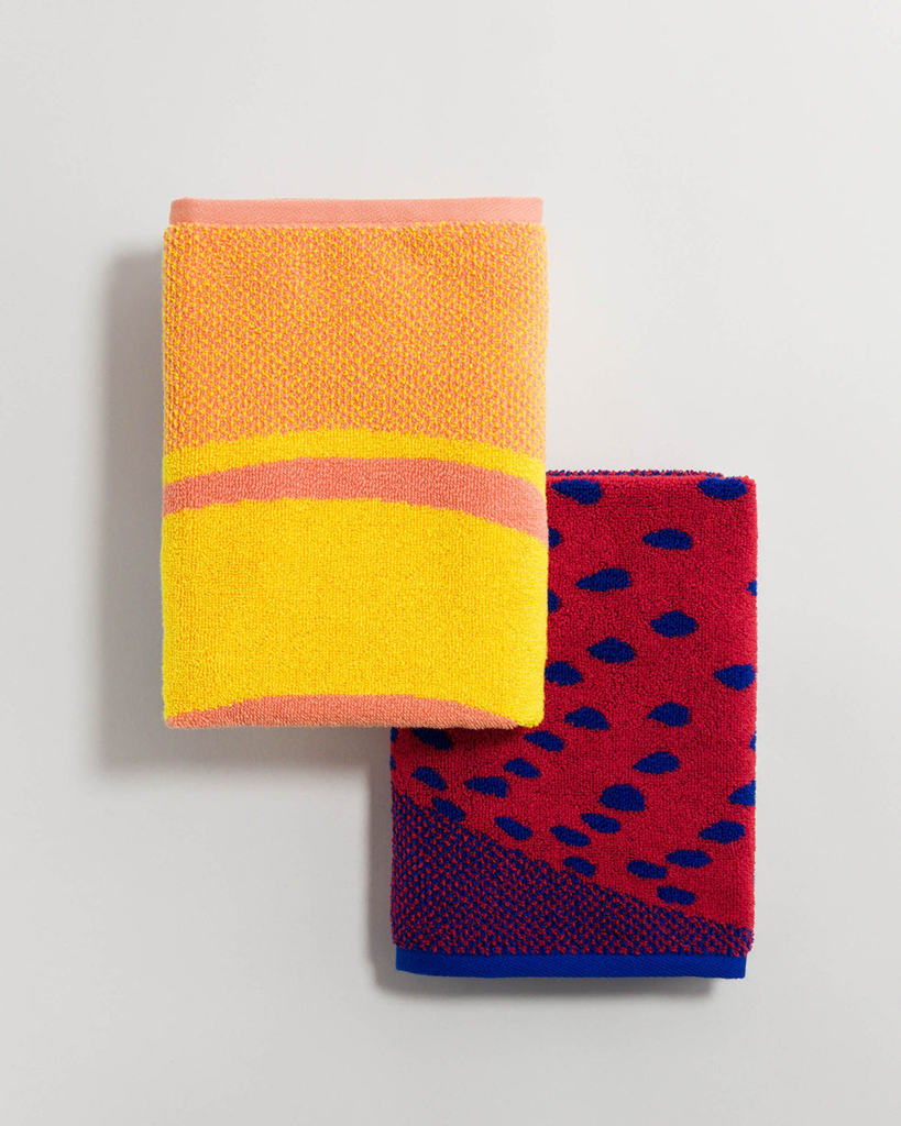Hand Towel Set Of Two - Giant Fruit Mix