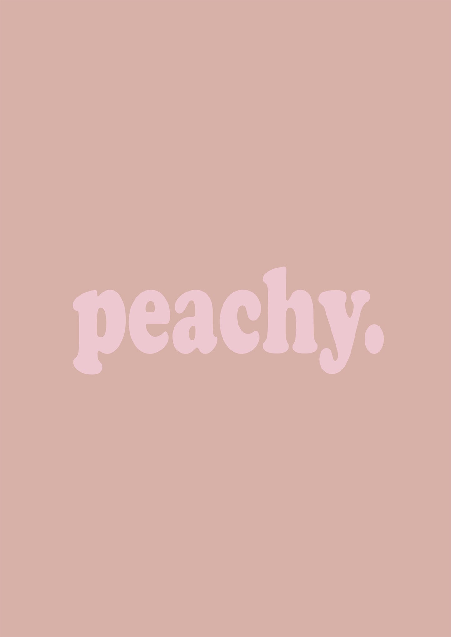 Art Print - Peachy