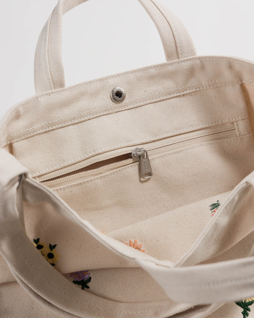 Horizontal Duck Bag - Embroidered Ditsy Floral