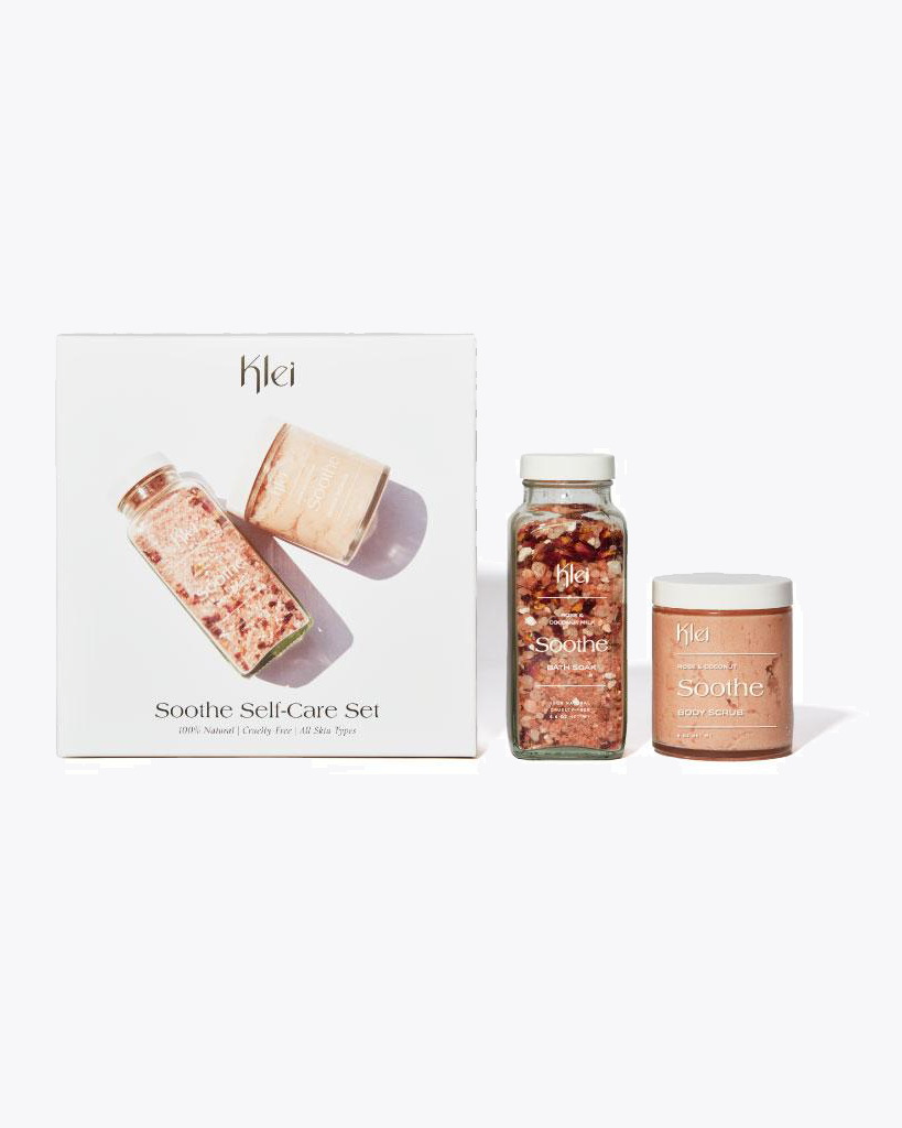 Self Care Gift Set - Soothe Bath Soak & Sugar Scrub