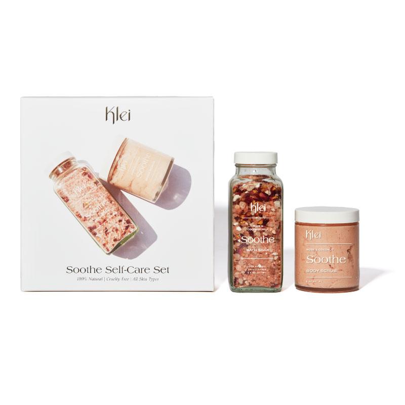 Self Care Gift Set - Soothe Bath Soak & Sugar Scrub