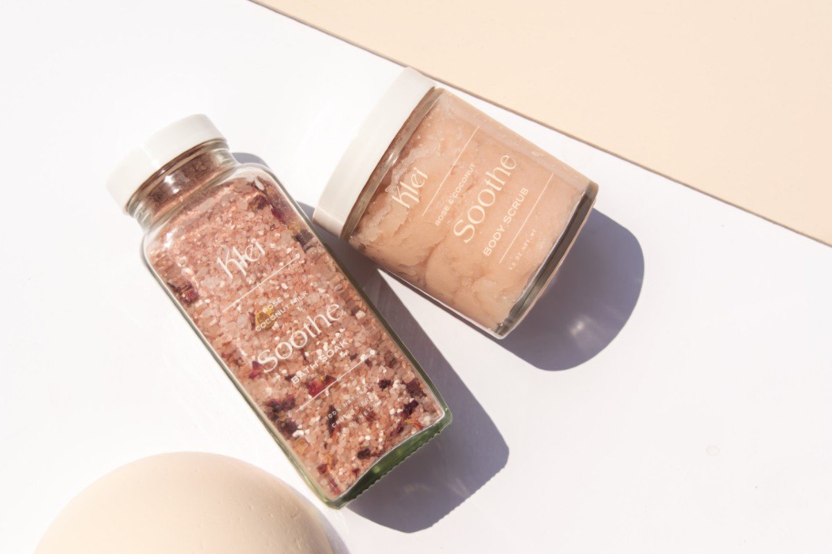 Self Care Gift Set - Soothe Bath Soak & Sugar Scrub