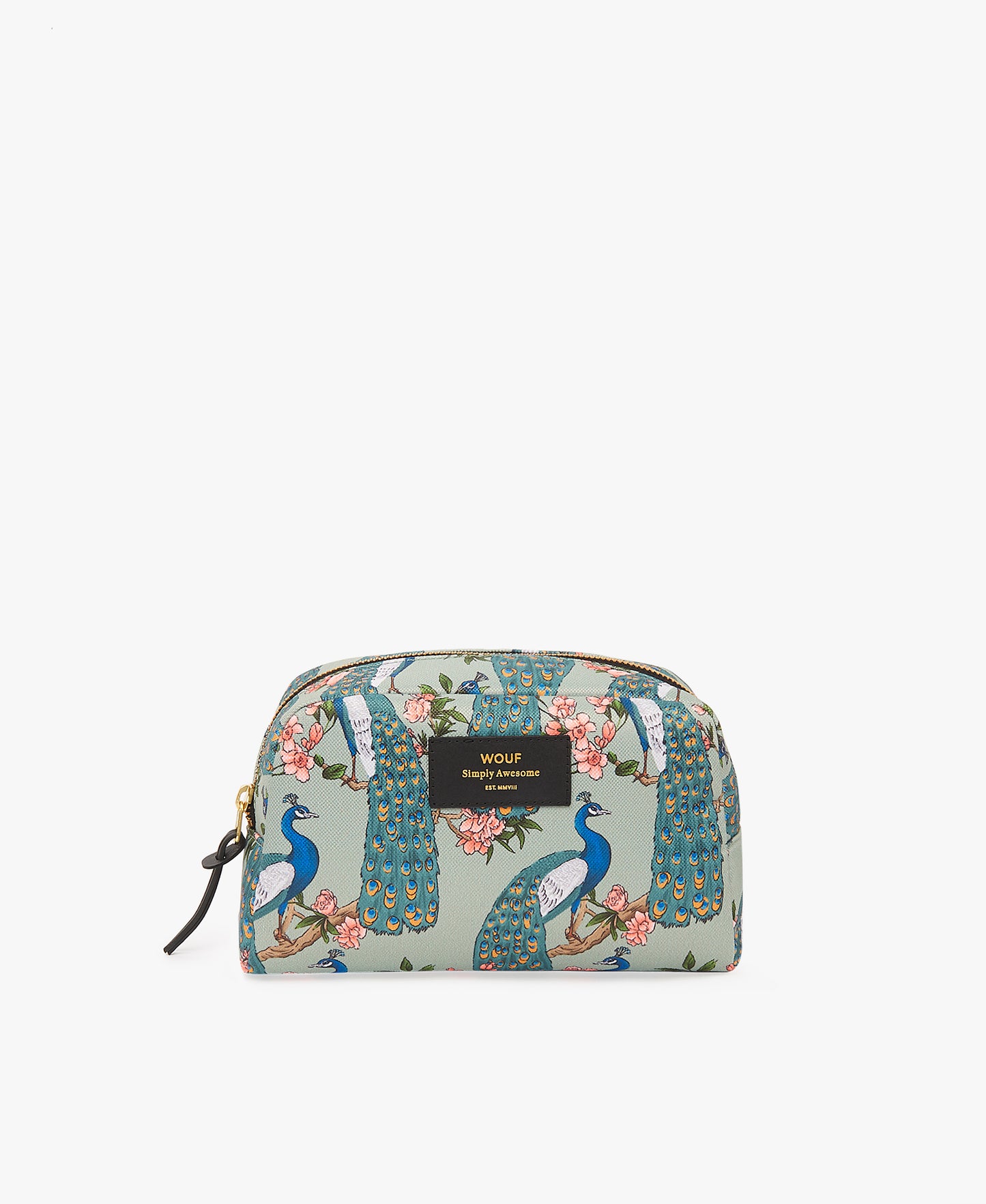 Large Make-Up Pouch - Royal Forest