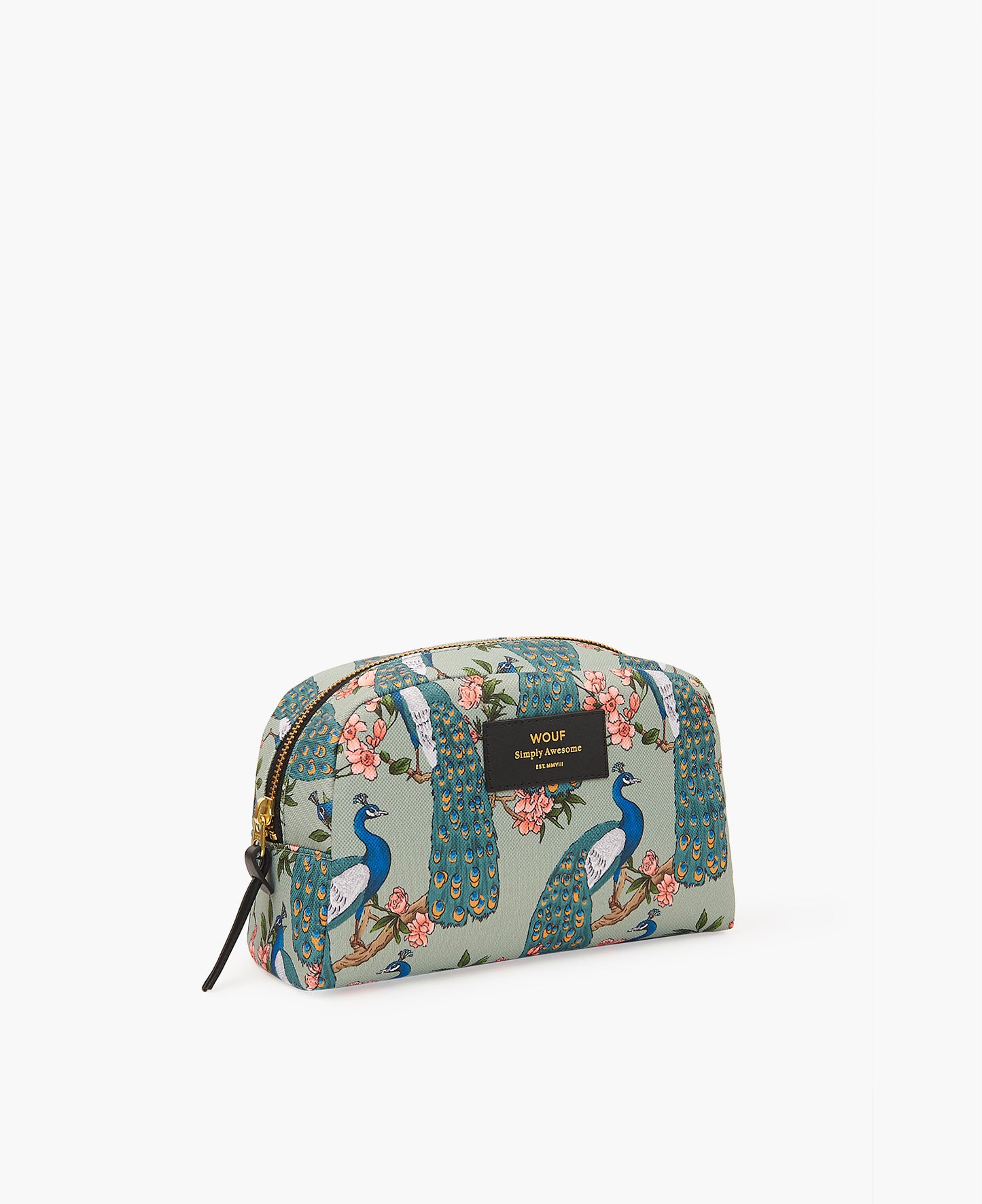 Large Make-Up Pouch - Royal Forest