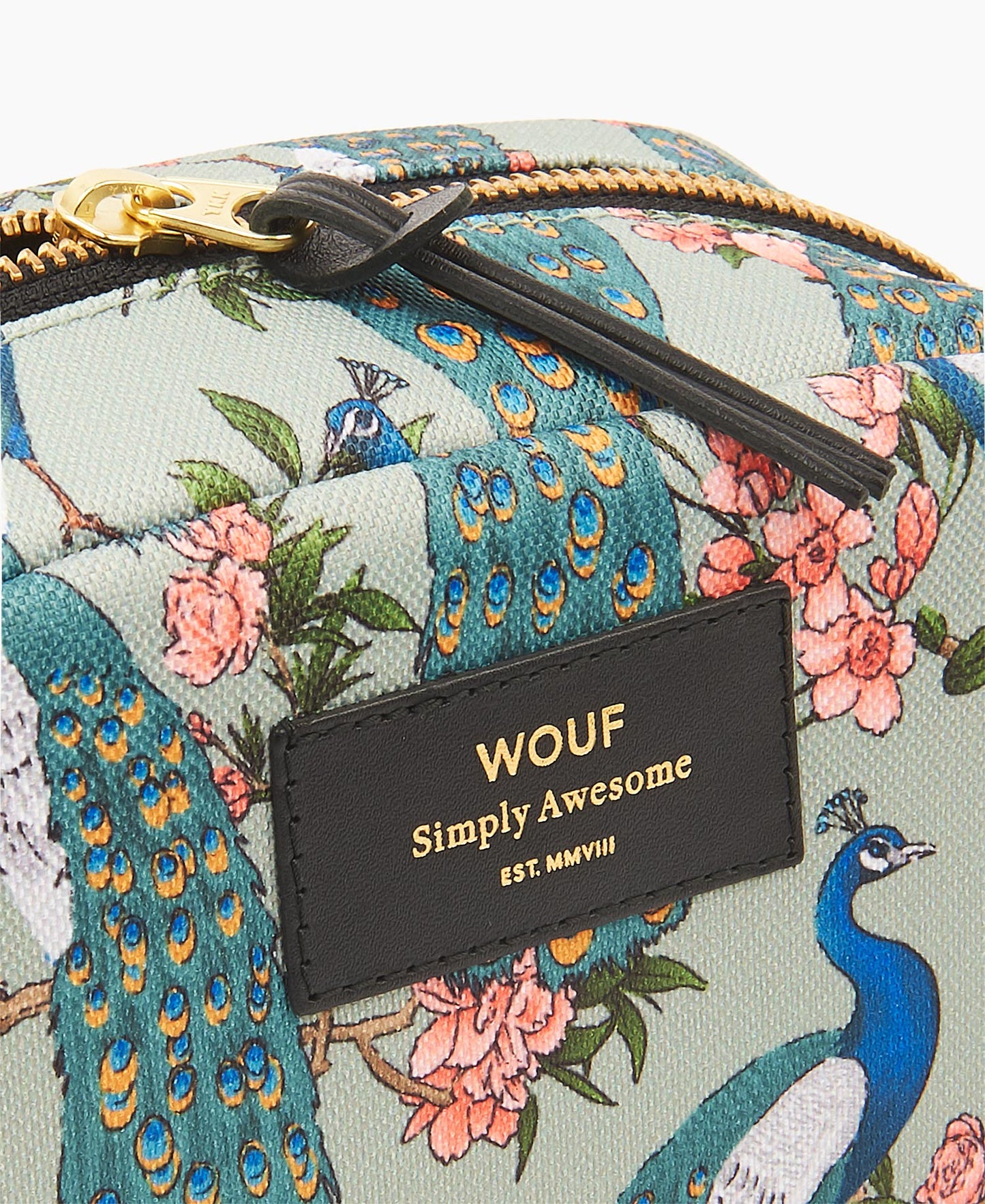 Large Make-Up Pouch - Royal Forest