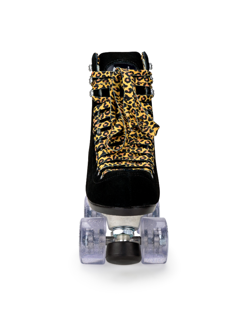 Panther Roller Skates - Black Suede