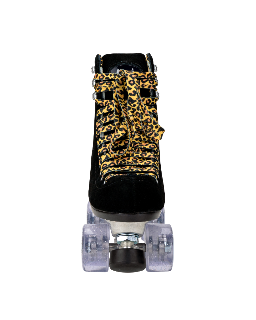 Panther Roller Skates - Black Suede