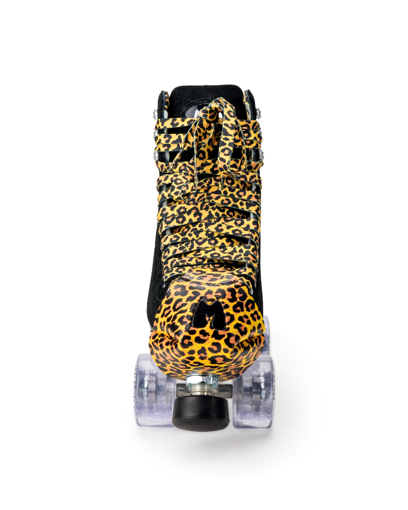 Panther Roller Skates - Black Suede