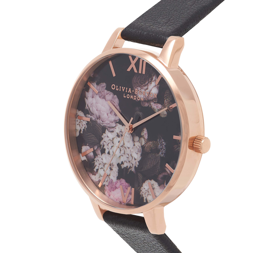 Signature Florals - Black & Rose Gold