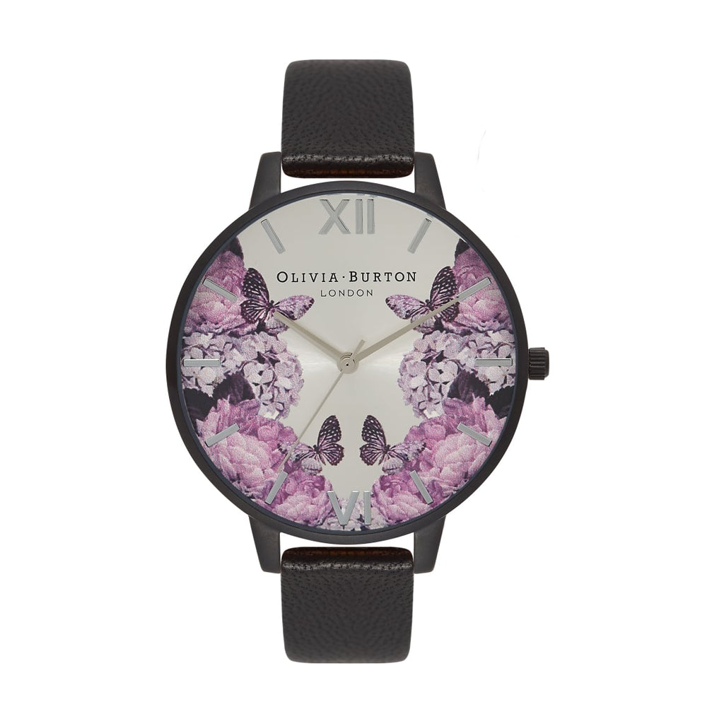 After Dark - Floral Matte Black & Silver