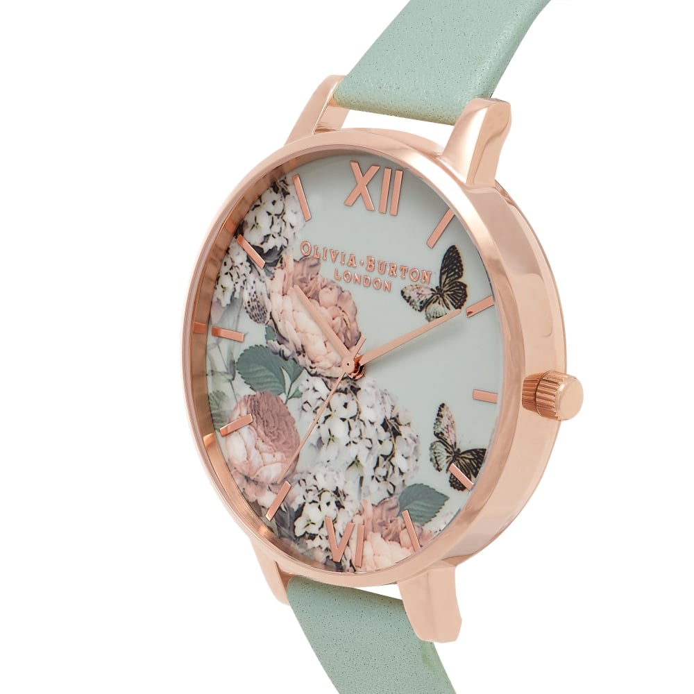 Signature Floral - Mint & Rose Gold