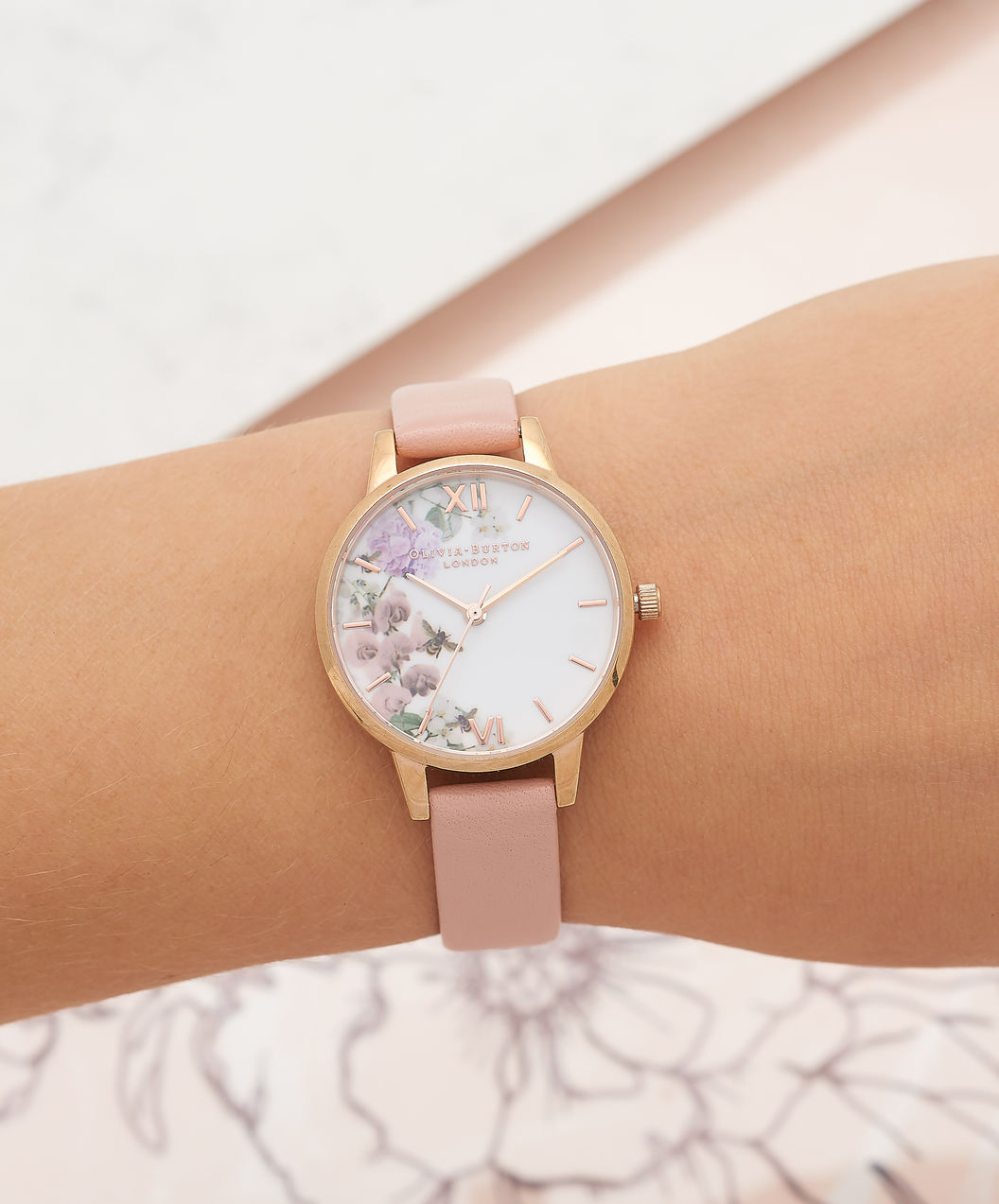 Enchanted Garden - Dusty Pink & Rose Gold