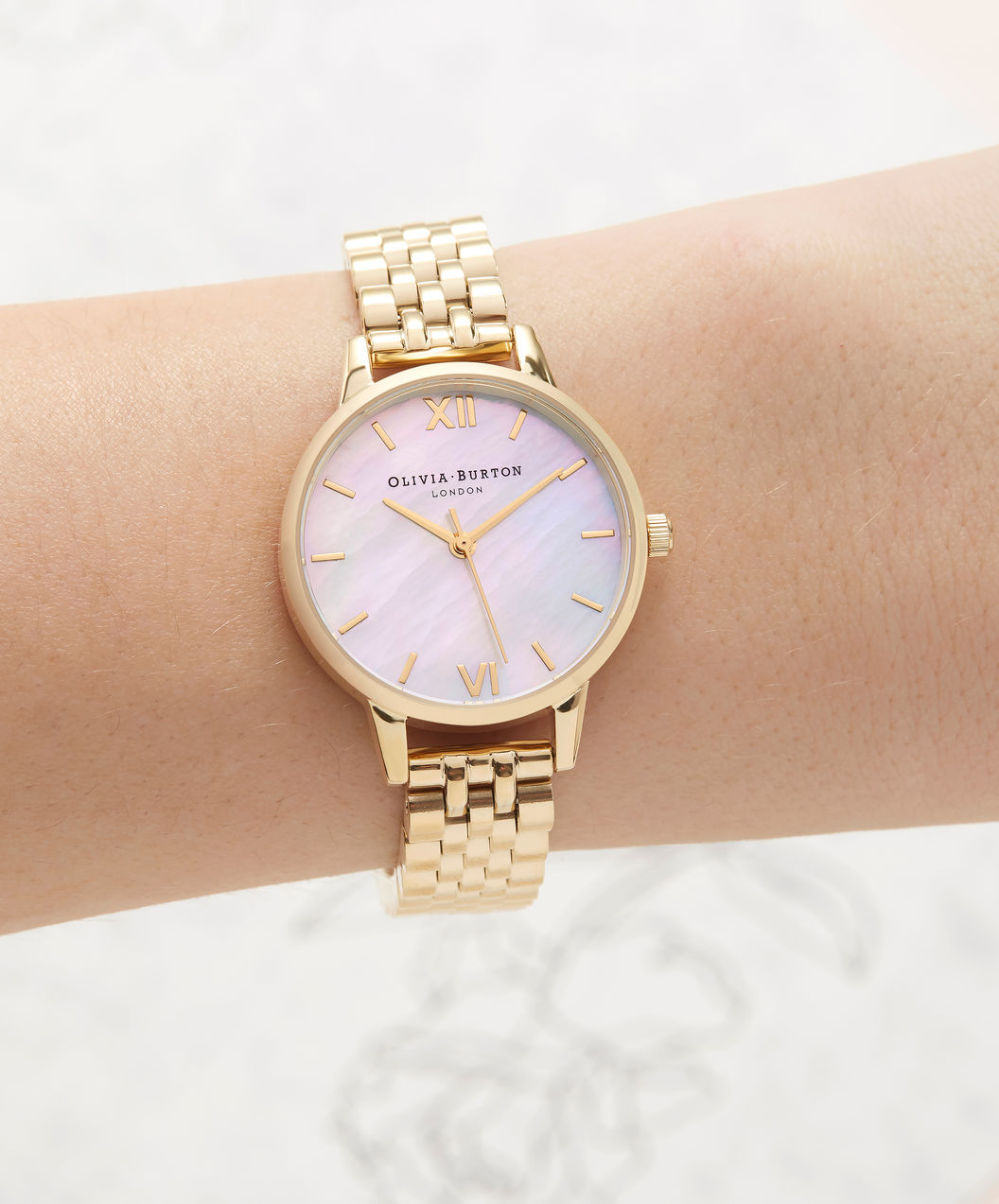 Mother Of Pearl Bracelet - Gold