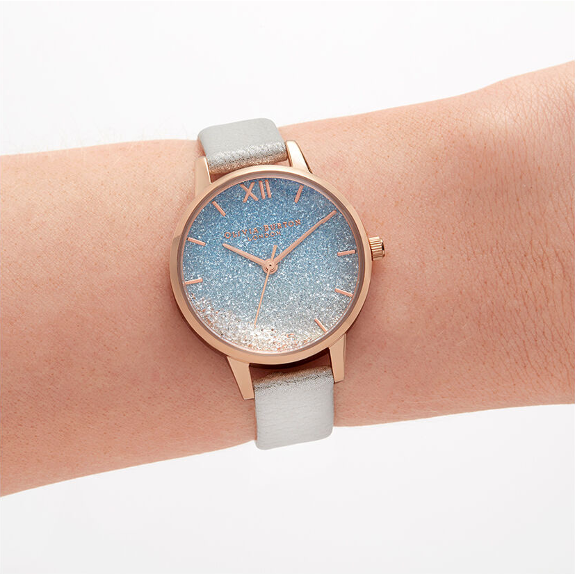 Wishing Wave Glitter Dial - Shimmer Pearl & Rose Gold