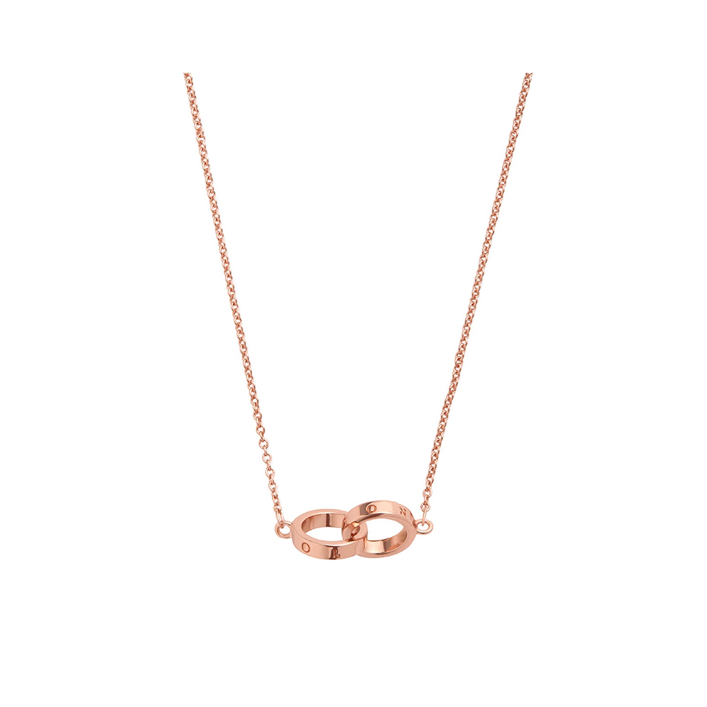Interlink Necklace - Rose Gold