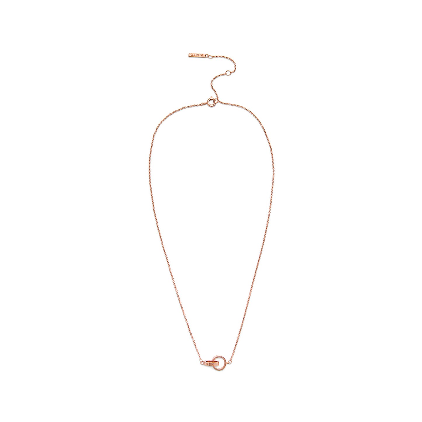 Interlink Necklace - Rose Gold