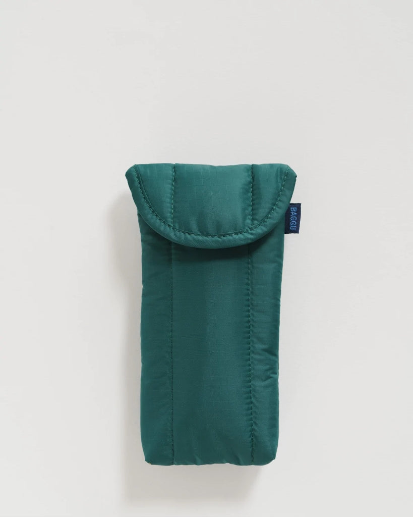 Puffy Glasses Case - Malachite