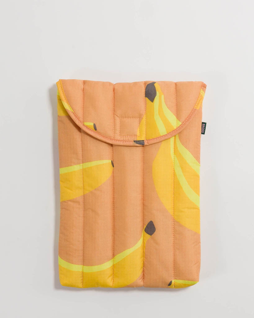 Puffy Laptop Sleeve - Banana