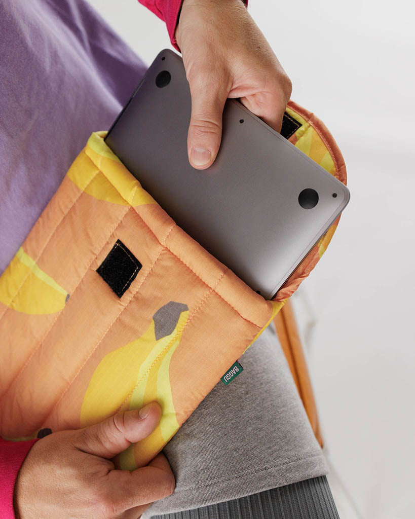 Puffy Laptop Sleeve - Banana