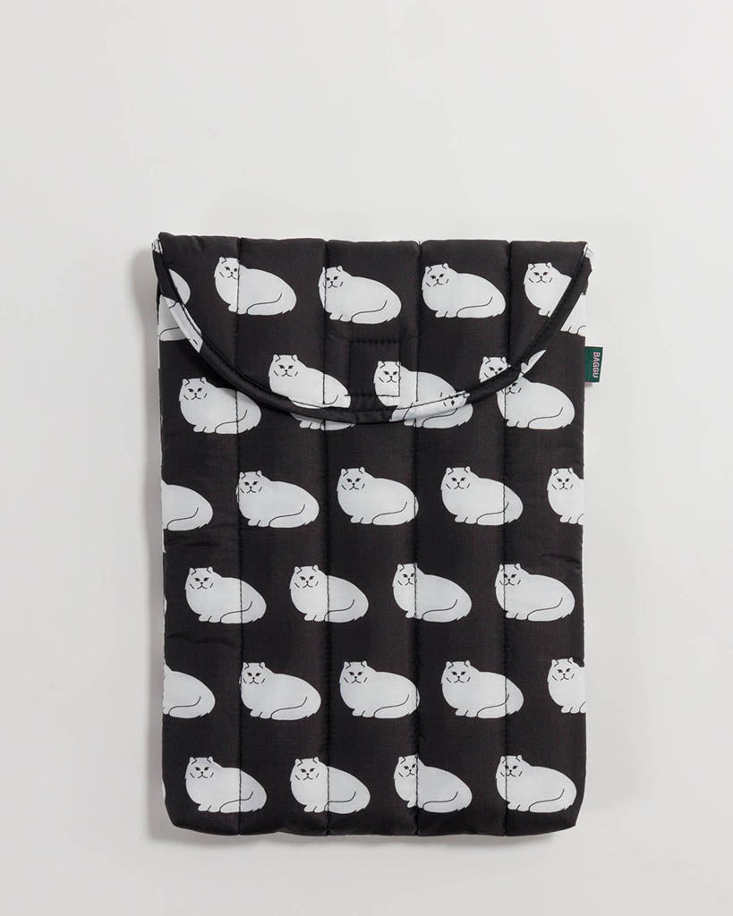 Puffy Laptop Sleeve - Fluffy Cat